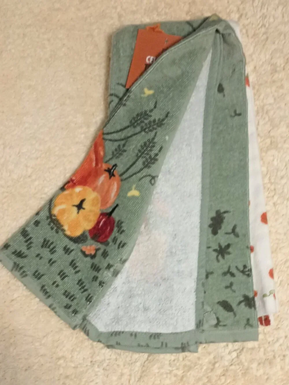 NWT ~ Celebrate Together  Autumn Decorative Kitchen Towels,  Set of 2